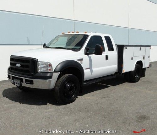 2007 ford f450 xl pickup truck work utility boxes rack 6.0l bidadoo