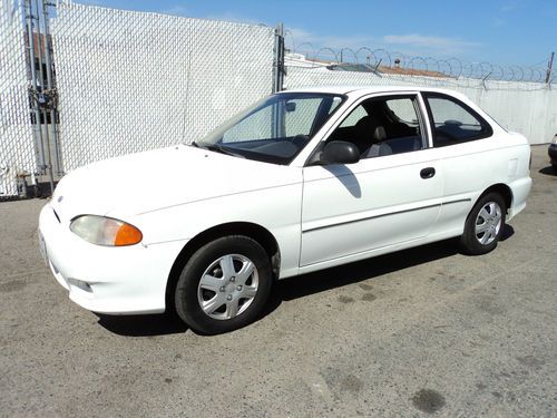 1999 hyundai accent l hatchback 3-door 1.5l, no reserve