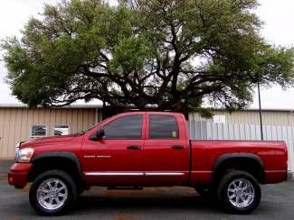 2006 red laramie quad 5.9l i6 4x4 cummins diesel heated seats we finance