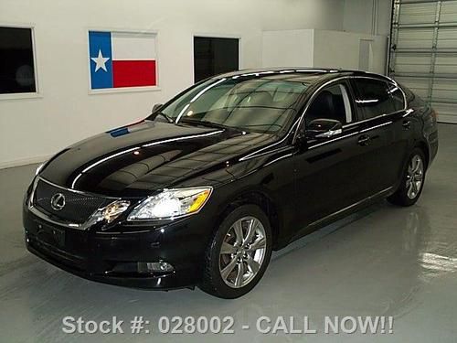 2010 lexus gs 350 awd sunroof nav blk on blk 18k miles texas direct auto