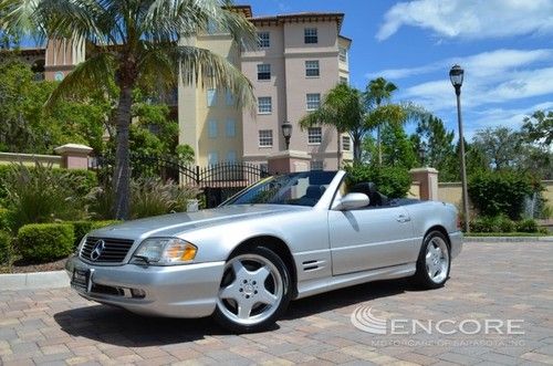 2001 mercedes benz sl500 roadster**pwr buckets**amg pack**roll bar**fla car**