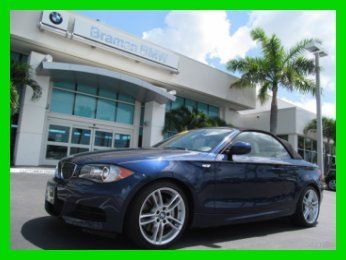 11 deep sea blue manual:6-speed 3l i6 135-i convertible *m-sport &amp; premium pkg