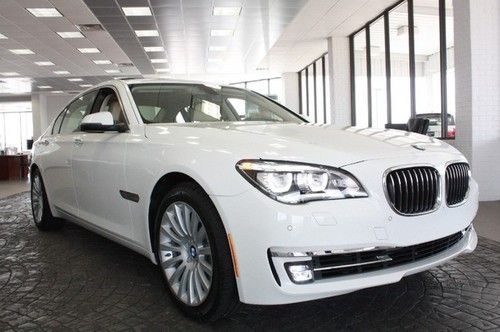 2013 bmw 7 series 750li sedan executive pkg, rear dvd, full led lighting