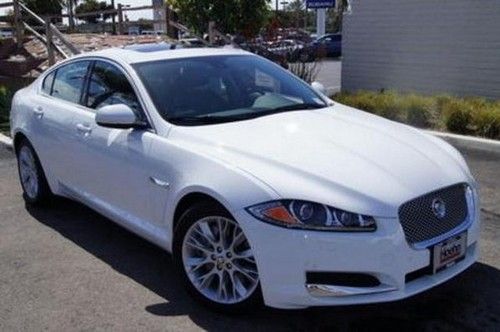 Xf v6, 2k miles, corp jaguar, navigation, polaris white, low 2.95% apr financing