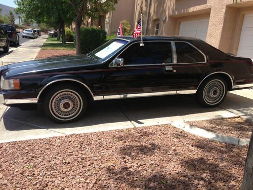 1990 lincoln mark vii bill blass sedan 2-door 5.0l