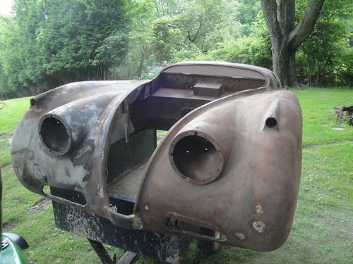 Jaguar xk 140 120 parts car frame, hood,