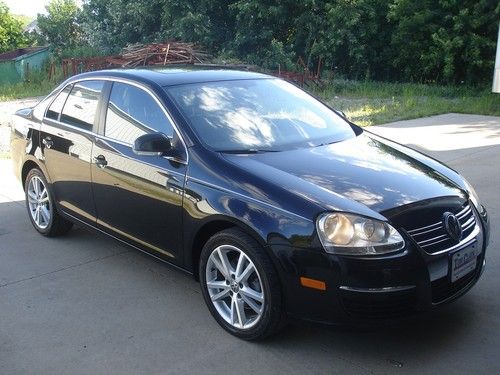 2007 volkswagon jetta 2.5l auto leather sedan moon roof great mpg 4-door