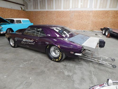 1968 camaro drag car 468 big block je's 15 to 1 compression no reserve!!!!