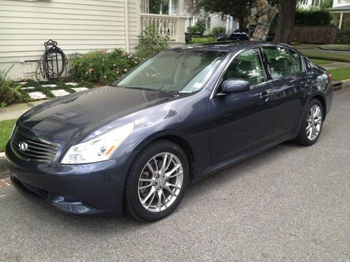 2007 infiniti g35 sport sedan 3.5l v6 navi + leather + sunroof + bluetooth + bin