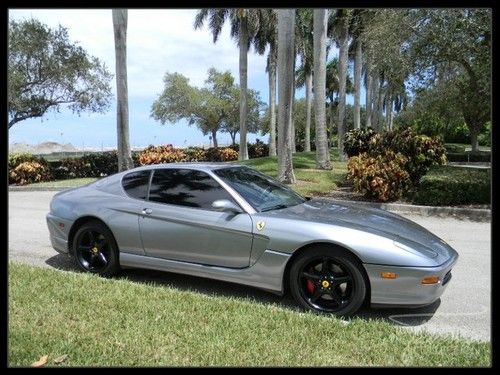 02 456 456m gta clean carfax! scuderia shields, daytona seats, v12 engine fl