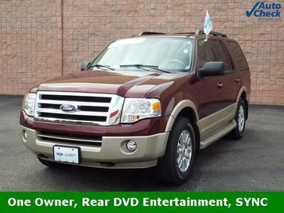 We finance ! eddie bauer ford certified suv 5.4l v8 cd dvd sun roof trailer tow