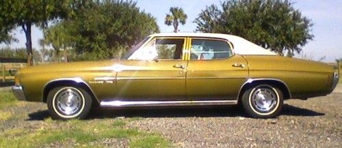 72 chevrolet chevelle malibu 4 door sedan