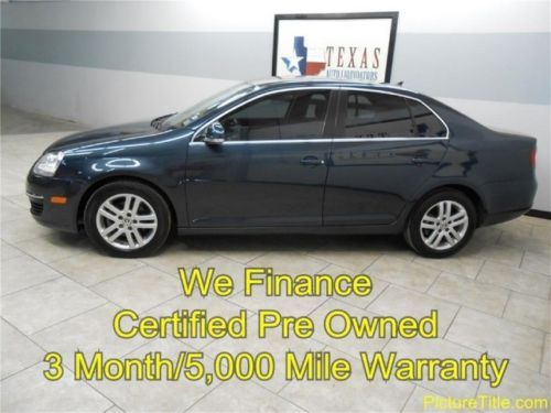 09 vw jetta tdi diesel sunroof leather heated seats warranty finance texas