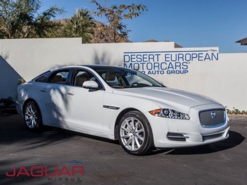 2012 jaguar xj polaris white burl walnut veneer heated seats nav camera