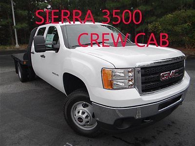 2014 gmc sierra 3500hd 2wd crew cab 171.5&#034; wb, 59.4&#034; ca wt - summit white