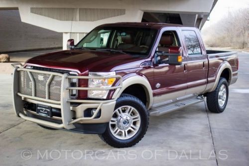 2012 ford f350 king ranch lariat 4x4 navigation bluetooth sat radio