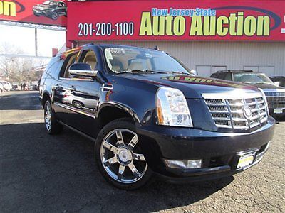 07 escalade esv carfax certified 1owner navigation leather sunroof dvd pre owned