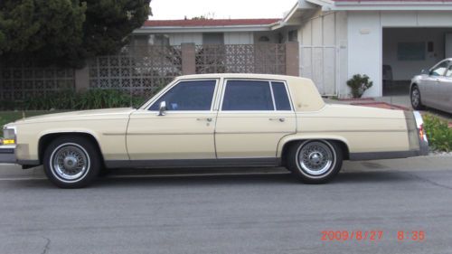 1987 cadillac fleetwood d&#039;elegance sedan 4-door 4.1l