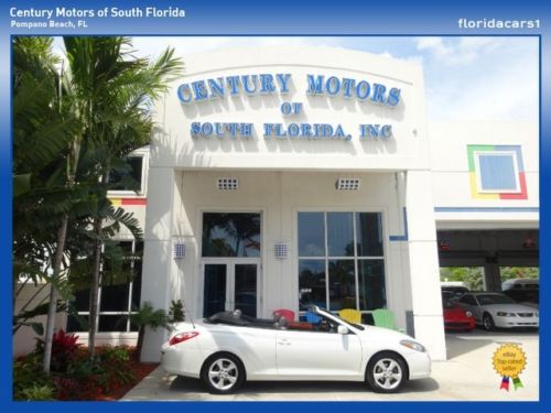 2007 toyota solara sle 3.3l v6 auto low mileage leather niada certified warranty