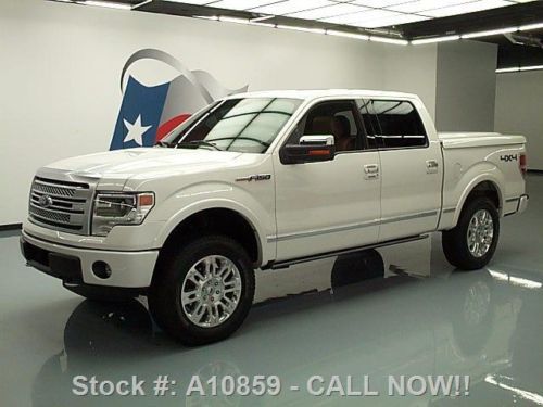 2013 ford f-150 platinum 4x4 5.0l sunroof nav 20&#039;s 42k texas direct auto