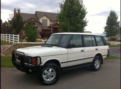 1995 land rover range rover county lwb white w/ new 4.6l