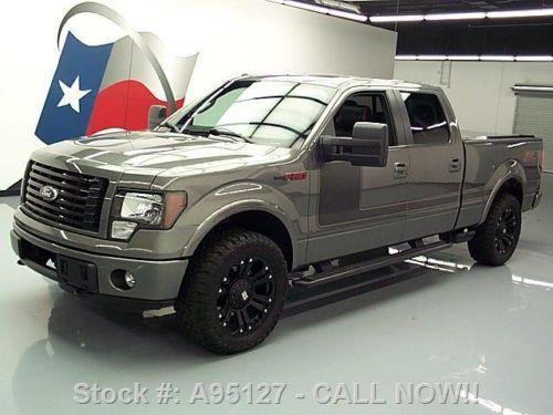 2012 ford f-150 fx4 crew 4x4 ecoboost sunroof nav 20&#039;s! texas direct auto