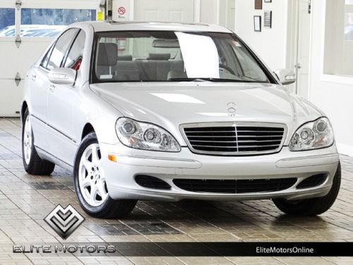 04 mercedes benz s500 4-matic awd navi gps heated cooled seats bose bluetooth