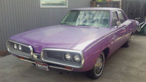 1970 dodge coronet 440 hardtop 4-door 318 engine