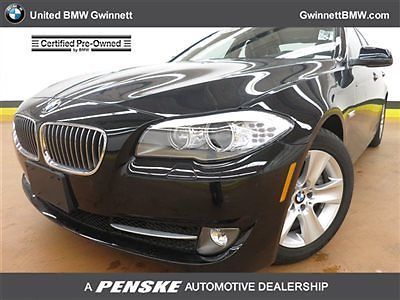 528i xdrive 5 series low miles 4 dr sedan automatic gasoline 2.0l 4 cyl jet blac