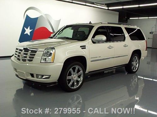 2012 cadillac escalade esv luxury sunroof nav 22&#039;s 40k texas direct auto