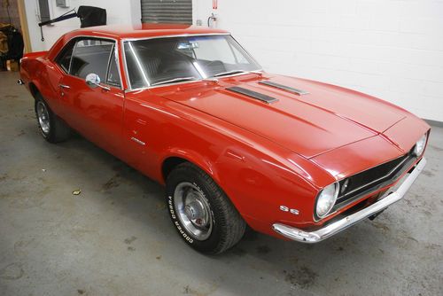 1967 chevrolet camaro 4spd ss clone v8 buckets console power disc ss hood look