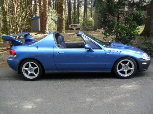 1993 honda del sol (electric blue!) 140k miles!