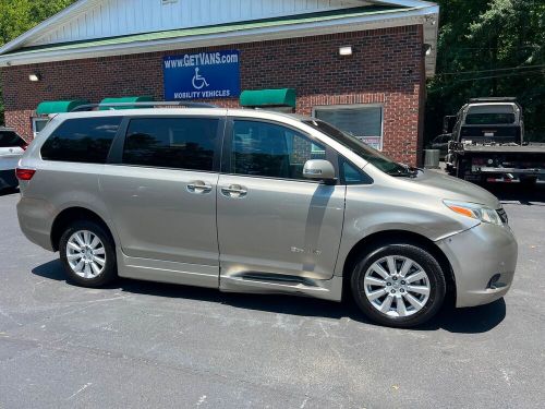 2017 toyota sienna limited handicap wheelchair van