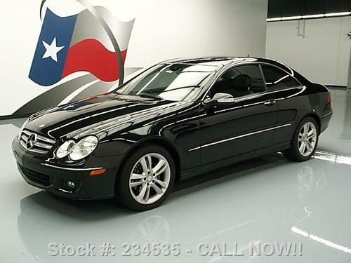 2008 mercedes-benz clk350 coupe sunroof navigation 55k texas direct auto