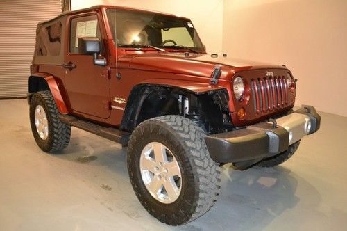 Lifted!! sahara!! wrangler 4x4 manual heated cloth  seats keyless entry l@@k