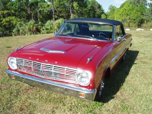 1963, ford, futura, falcon, convertible, antique, automatic, collectible, clean.