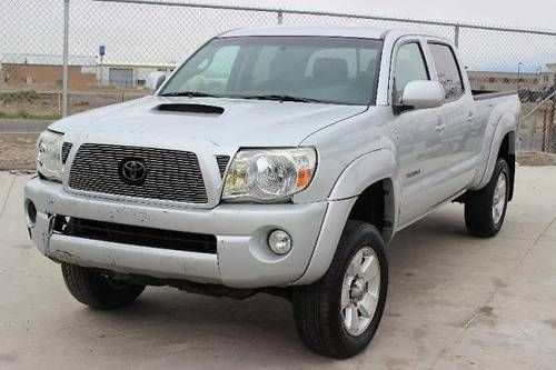 2008 toyota tacoma double cab v6 4wd damaged salvage low miles runs! wont last!!