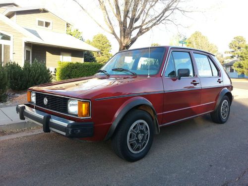 1982 volkswagen rabbit ls 1.6l diesel 5 speed 90k original miles 4 door mk1