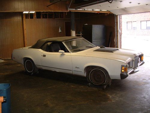 1971 mercury cougar convertible cobra jet ram air 4 speed one of one!