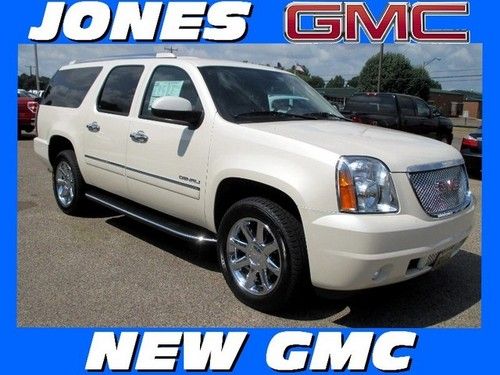 New 2013 gmc yukon xl awd denali msrp $66705 white diamond tricoat