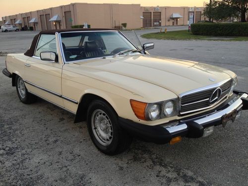 1984 mercedes benz 380 sl covertible