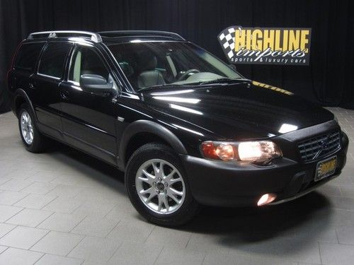 2004 volvo xc70 cross country, awd, 2.5l turbo, power moonroof, black beauty!!