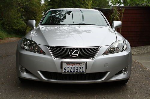 2008 lexus is350 silver sedan 4-door 3.5l 306 hp one owner in great condition