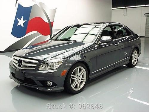 2009 mercedes-benz c350 sport p2 pano sunroof nav 54k texas direct auto