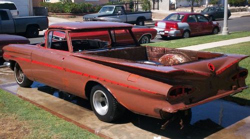 1959 el camino custom on a chevelle frame with 12 bolt swaybars and disc brakes