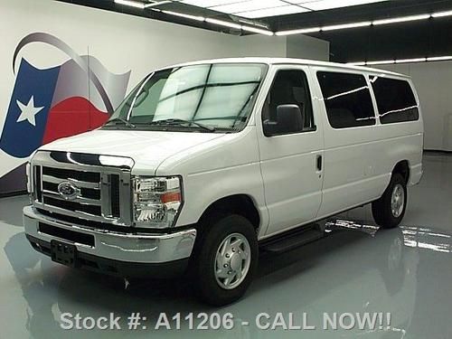 2013 ford e-350 12passenger van 5.4l v8 rear cam 29k mi texas direct auto