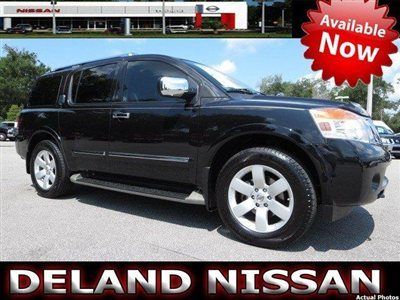 11 nissan armada sl 1 owner carfax leather tow package fully serviced *we trade*