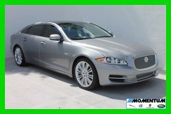 2012 jaguar xjl portfolio v8 nav/roof/backup cam/ htd &amp; a/c seats/cpo warranty!