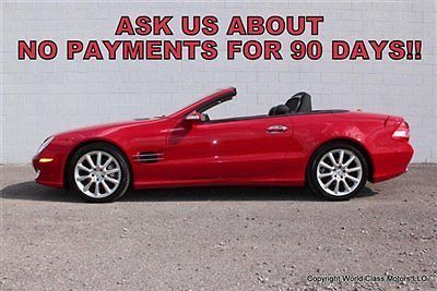 1-owner 25kmi 2007 mercedes sl550 nav cold red 05 06 08 09 sl slk 350 500 550 55