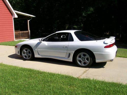 1992 vr4 3000gt mitsubishi white w/grey interior